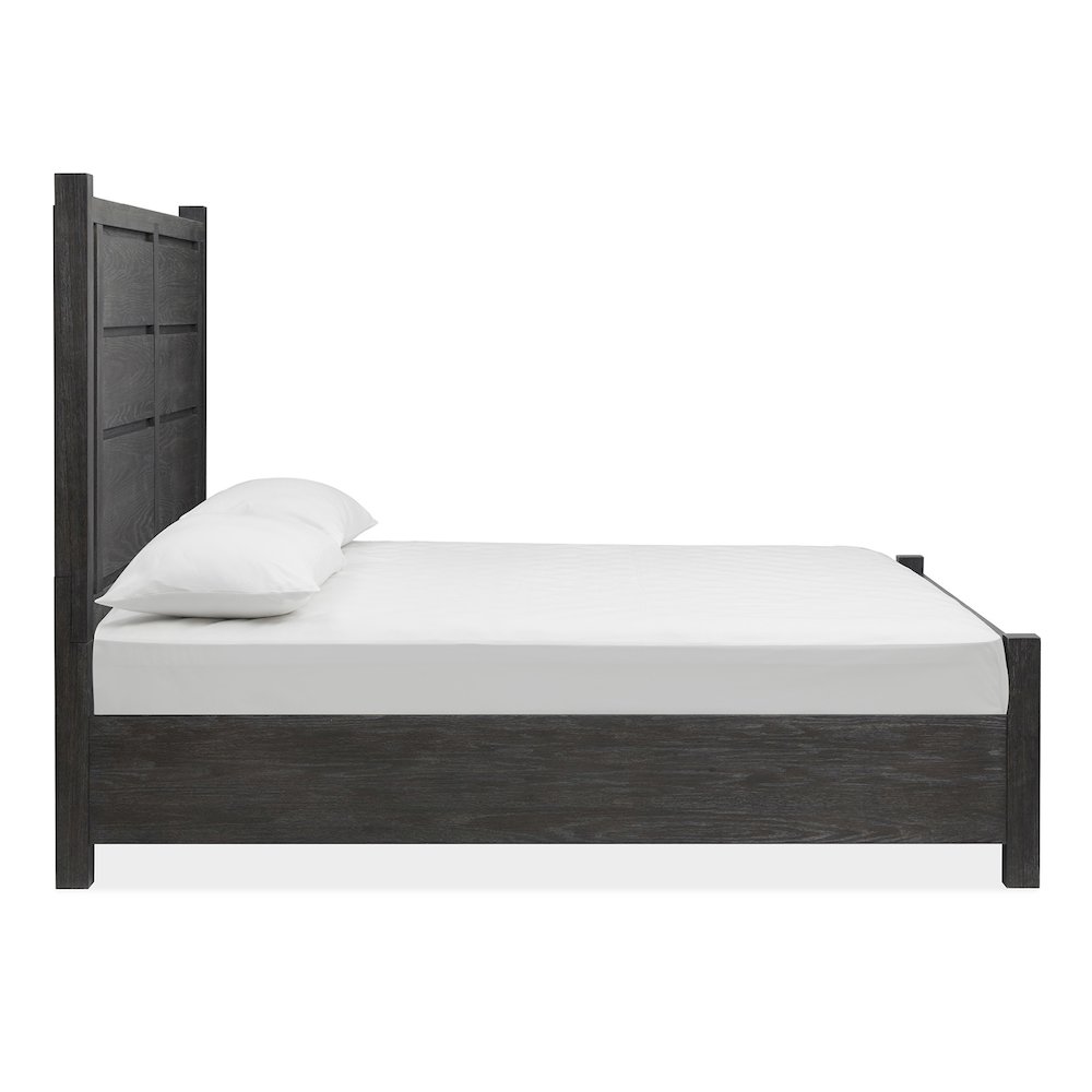 Plum Creek Ravenwood Black California King Panel Storage Bed. Picture 3
