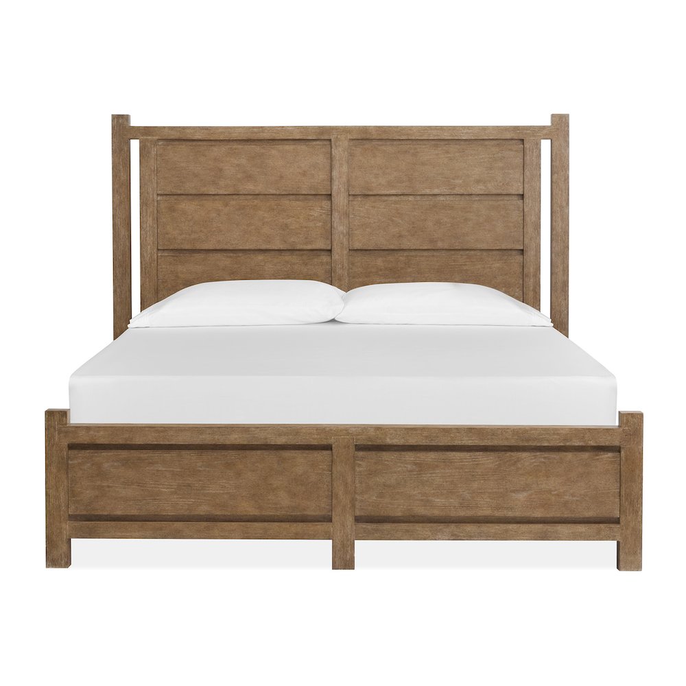 Plum Creek Sierra Brown California King Panel Bed. Picture 2