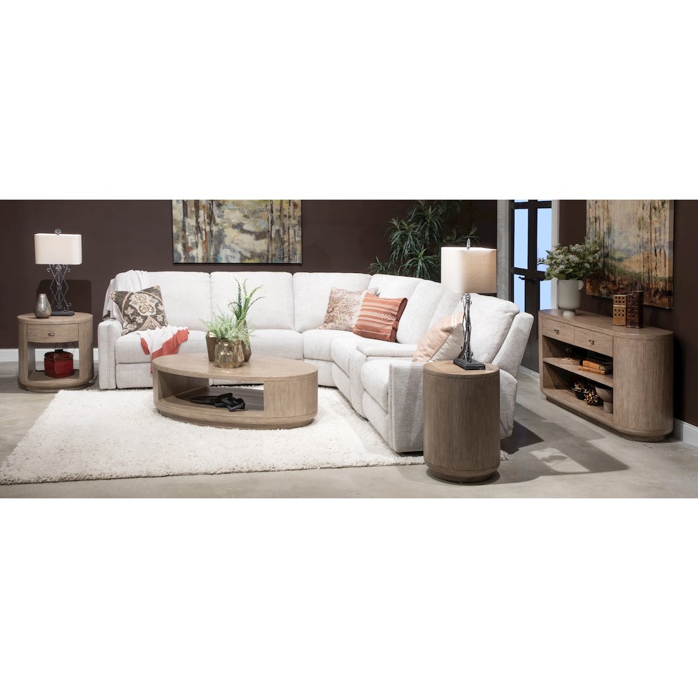 Sanford Chateau Brown Console Sofa Table. Picture 12