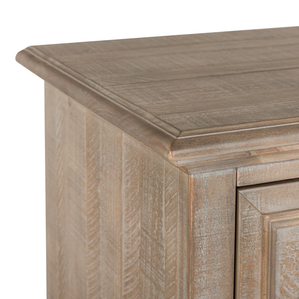 Lancaster Dovetail Grey Drawer Dresser With Landscape Mirror. Picture 10