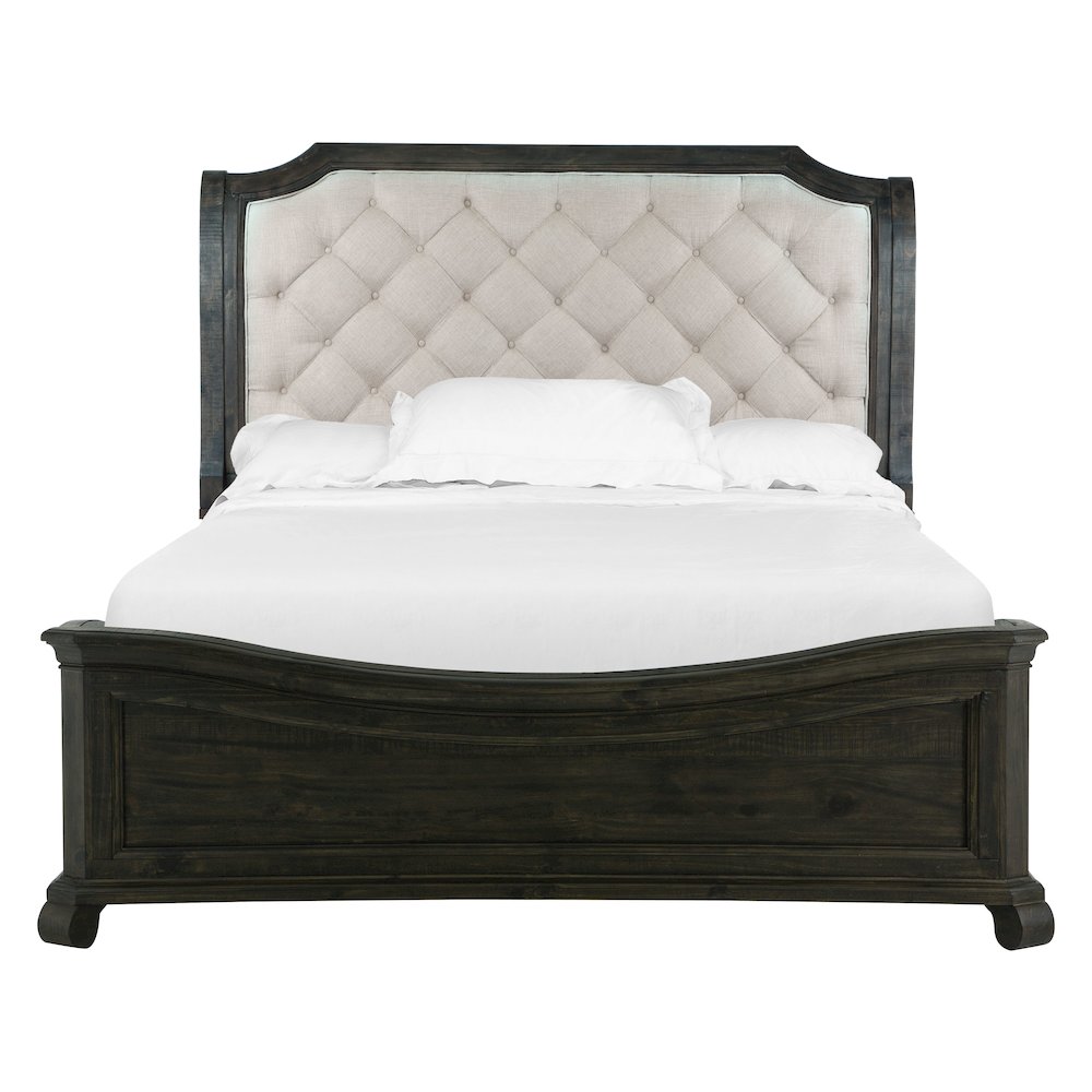 Bellamy Peppercorn California King Sleigh Bed. Picture 2