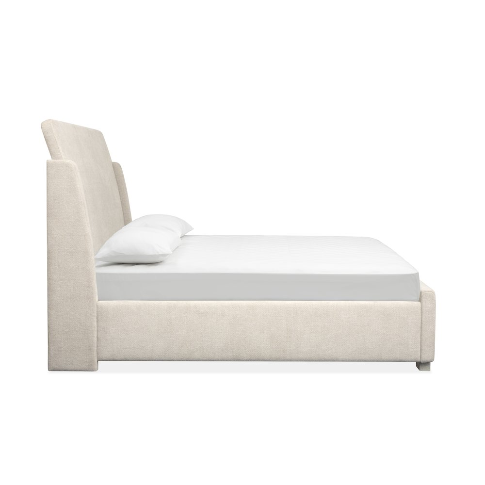 Lorelei Misty Cloud California King Upholstered Sleigh Bed. Picture 3