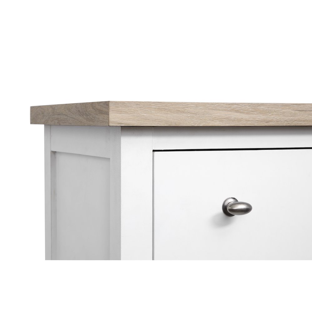 Windmill Harbour White Whisp And Sand Double Drawer Dresser. Picture 5