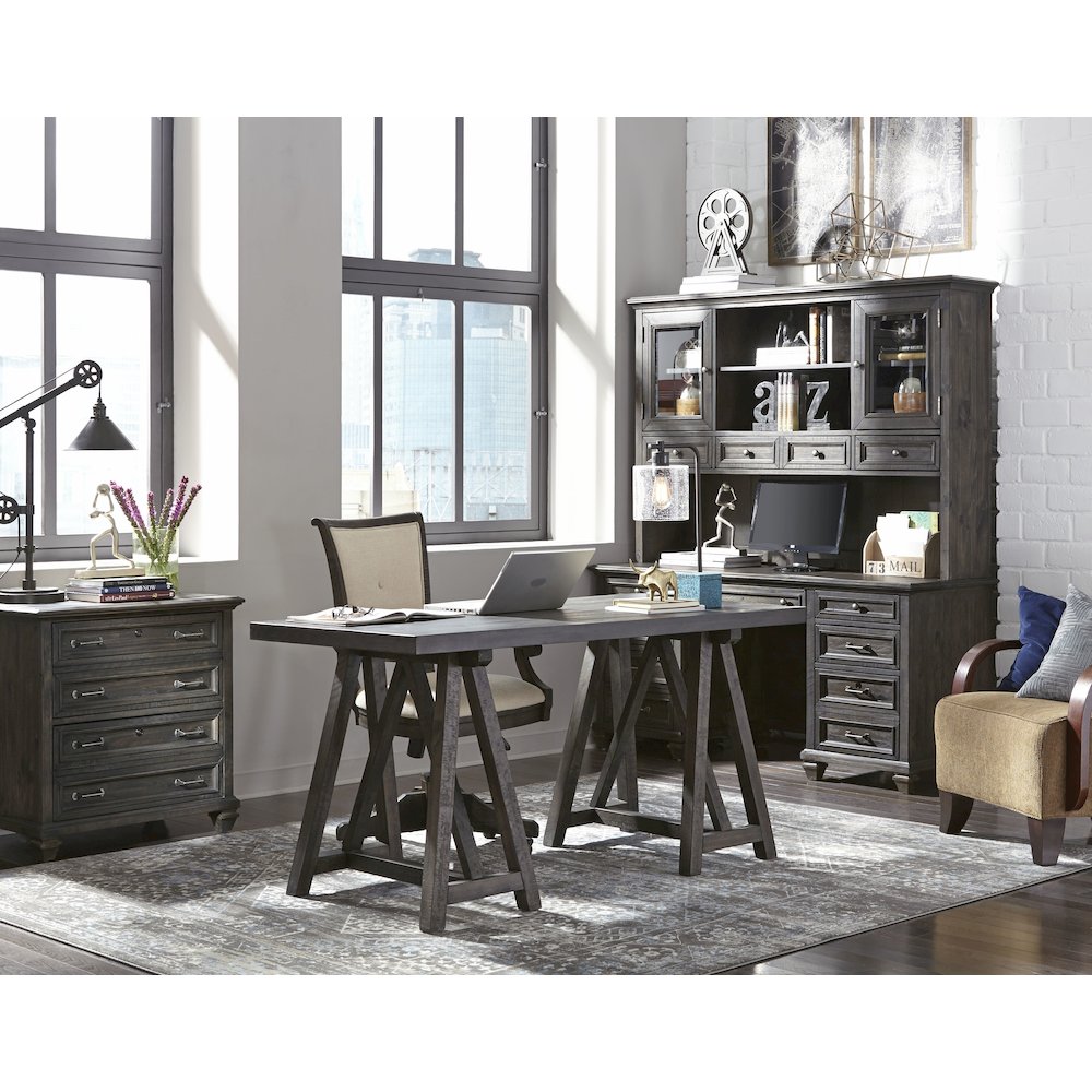 Sutton Place Weathered Charcoal Lateral File. Picture 4