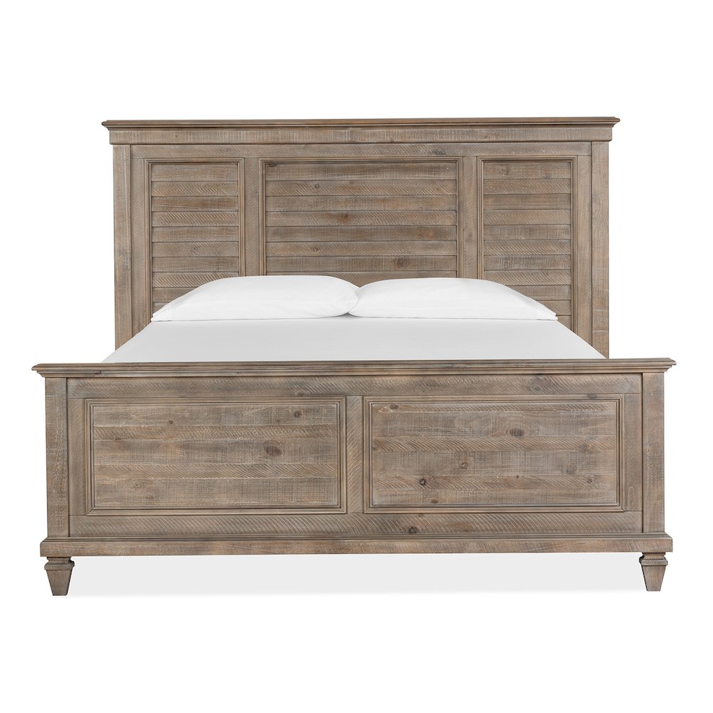 Lancaster Dovetail Grey King Shutter Panel Bed. Picture 2