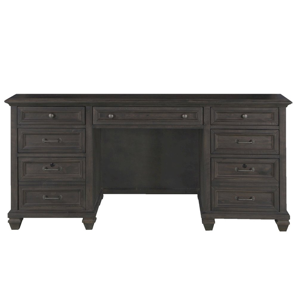 Sutton Place Weathered Charcoal Credenza. Picture 2