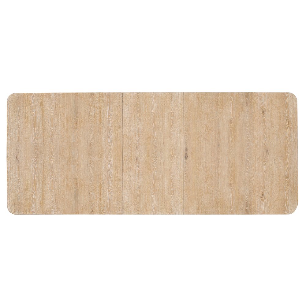 Somerset Butternut Extendable Trestle Dining Table. Picture 4