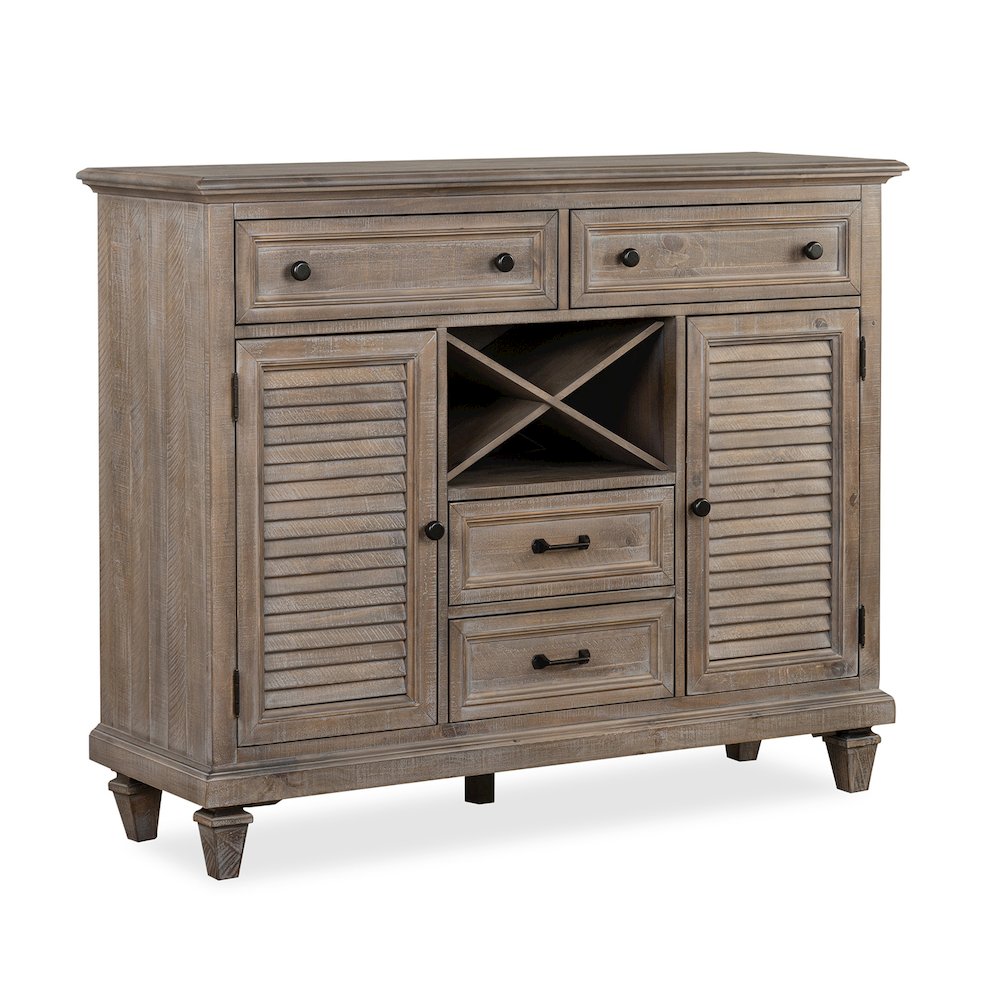 Lancaster Dovetail Grey Server. Picture 1