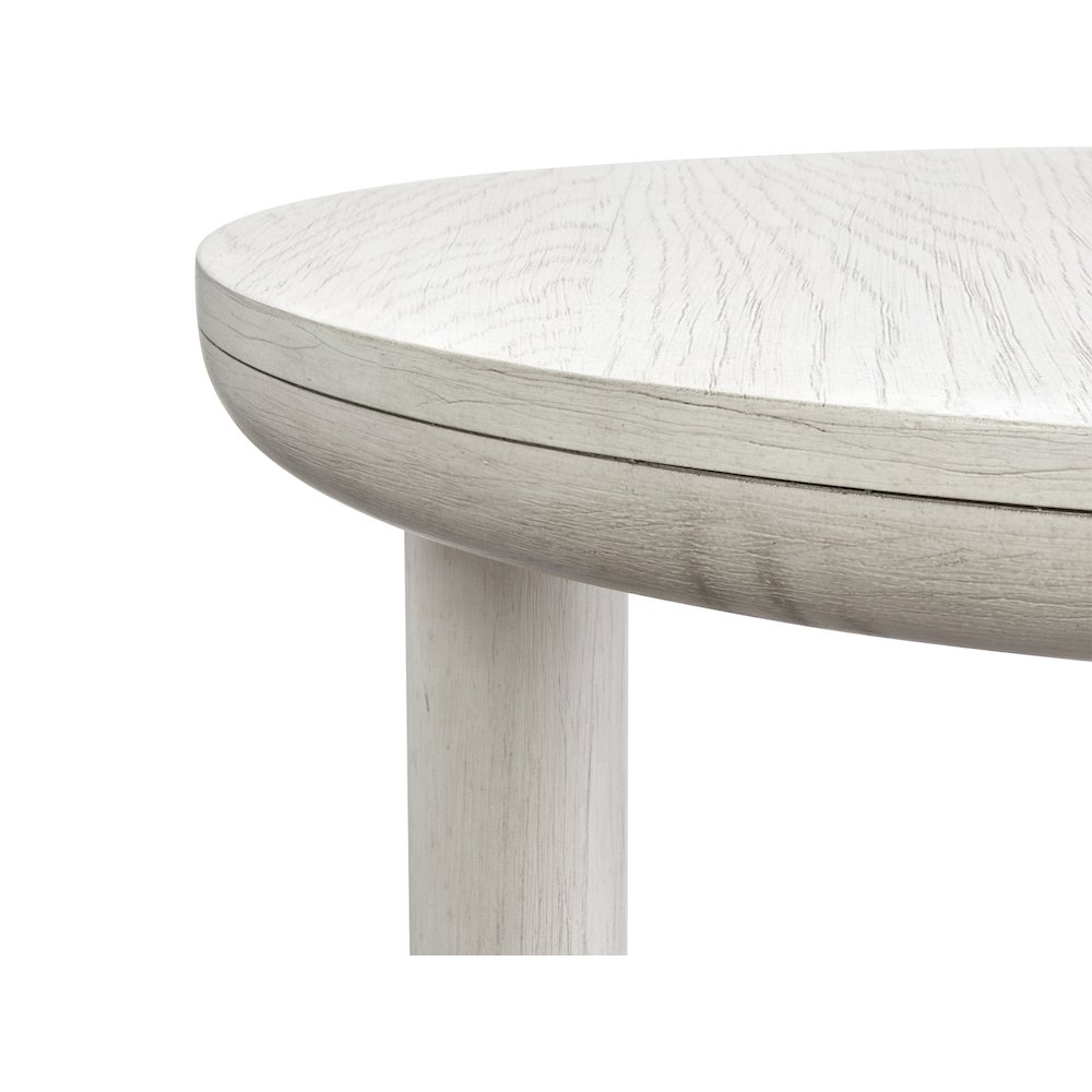 Sunset Cove Moonlight Pearl Round End Table. Picture 5