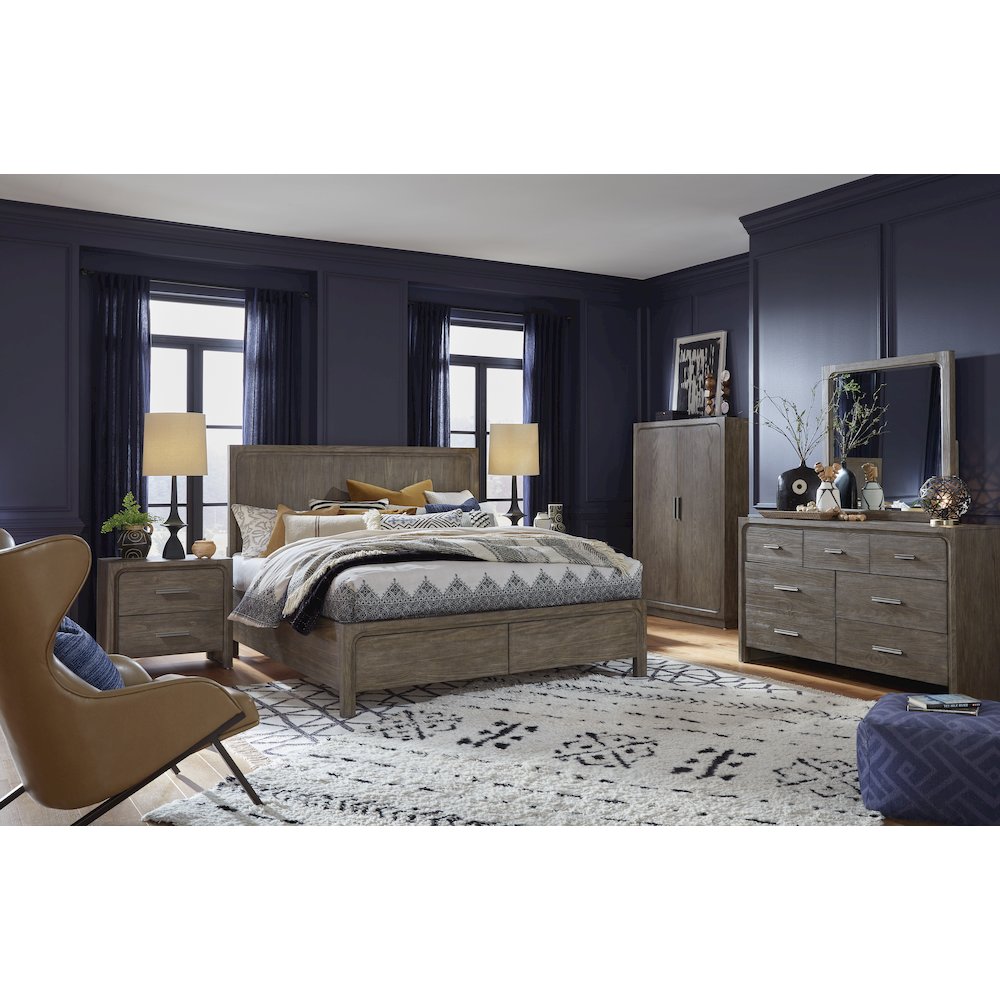 Westbourne Dark Umber Armoire. Picture 7