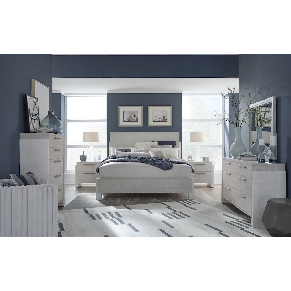 Lorelei Misty Cloud Dresser With Landscape Mirror. Picture 11
