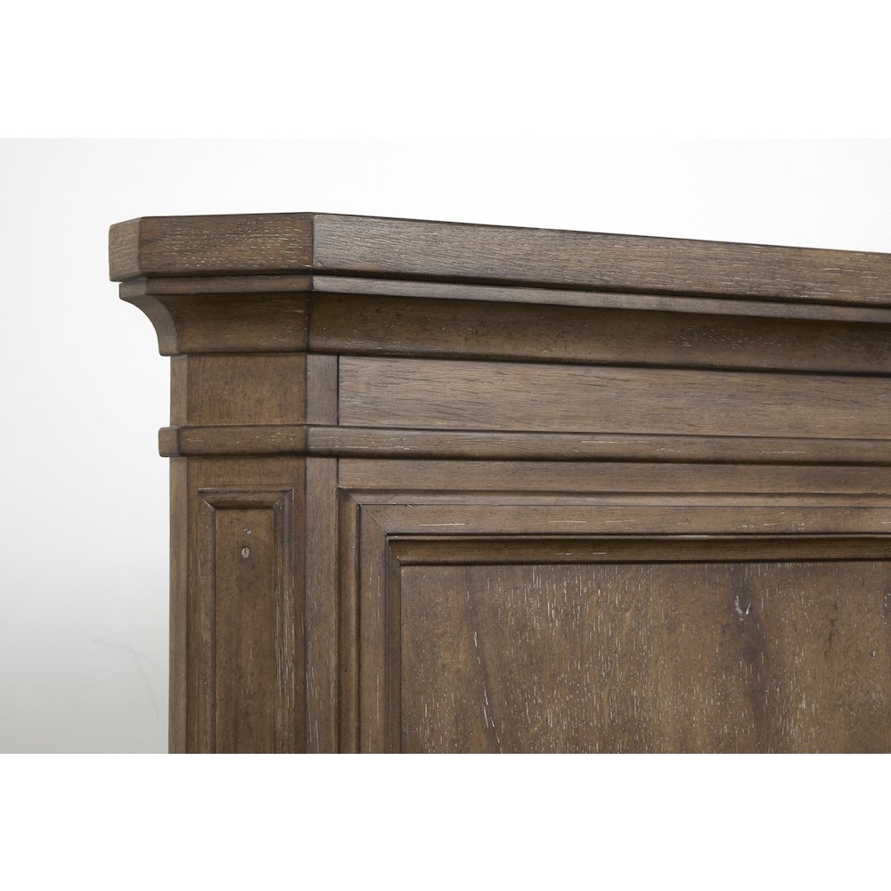 Adler Court Florentine Walnut King Panel Storage Bed. Picture 5