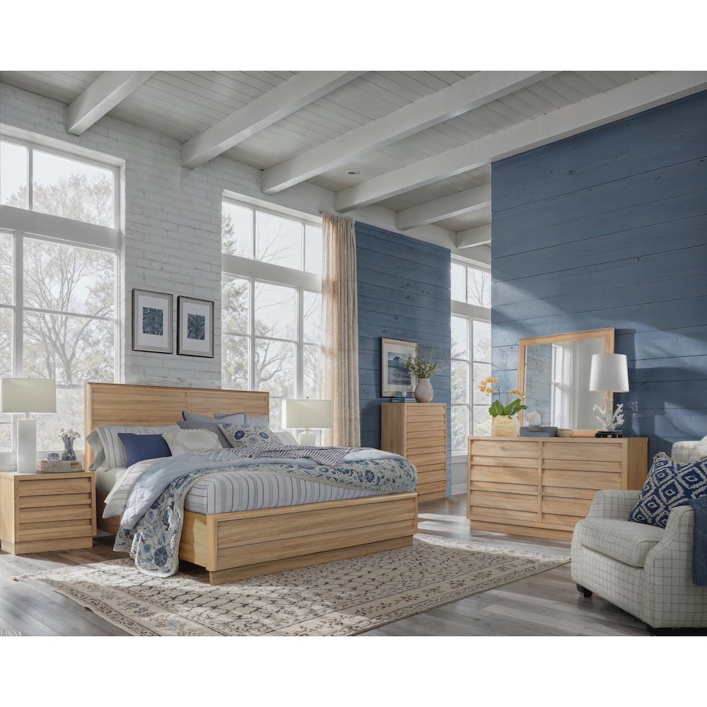 Brentwood Heights Provincial Brown Double Drawer Dresser With Portrait Mirror. Picture 5