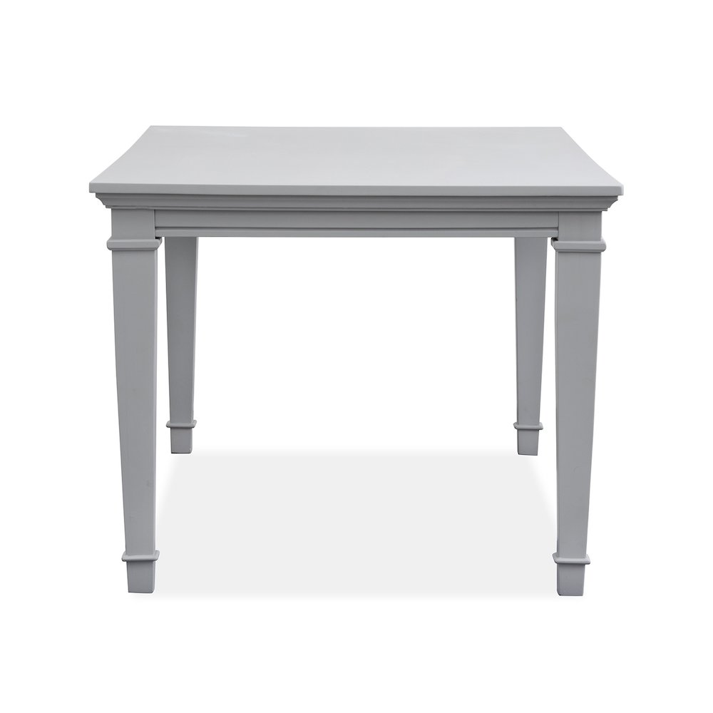Charleston Harbor Gray Grey Extendable Rectangular Dining Table. Picture 3