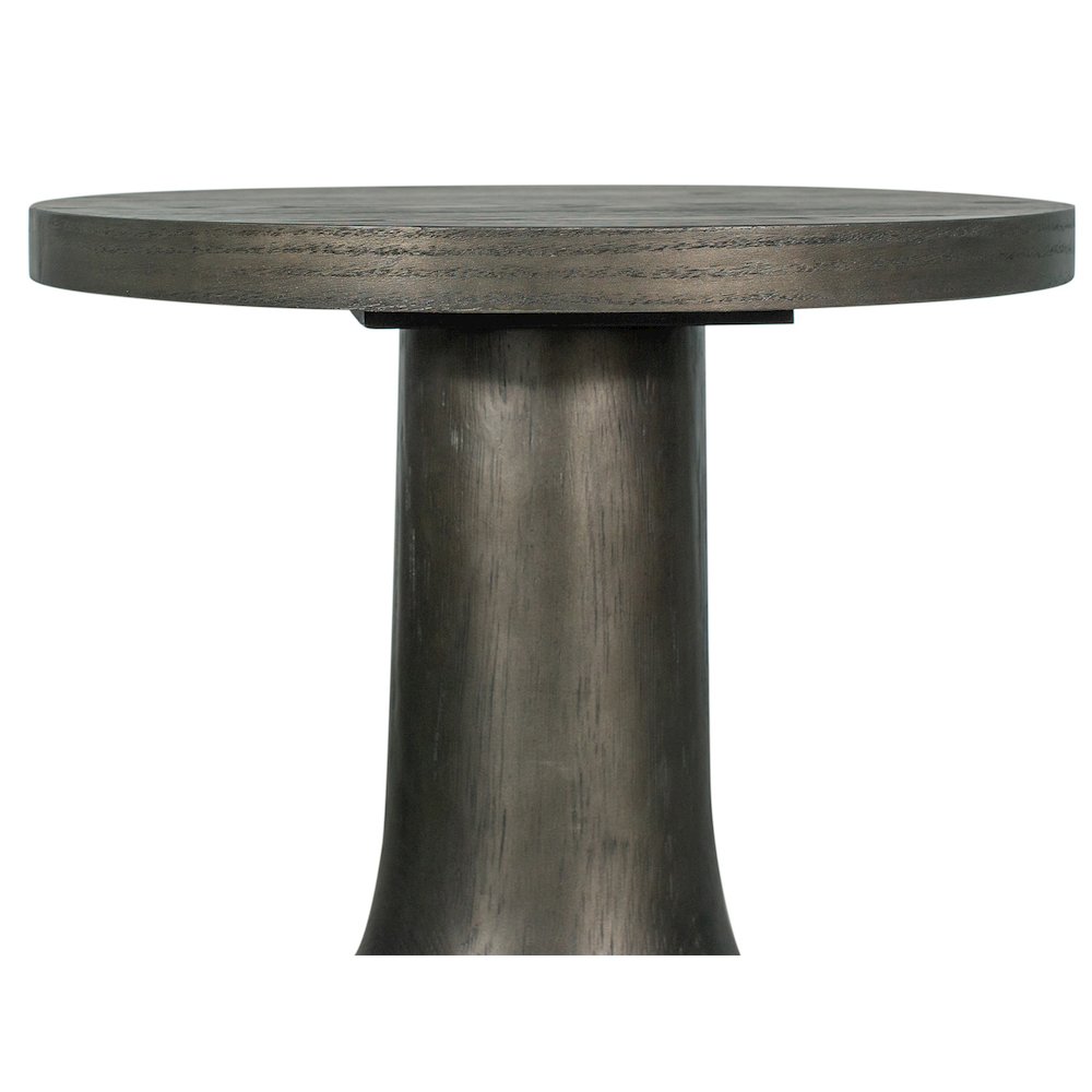 Bosley Coffee Bean Round Accent Table. Picture 4