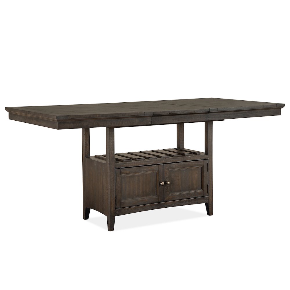 Westley Falls Graphite Extendable Counter Height Dining Table. Picture 3