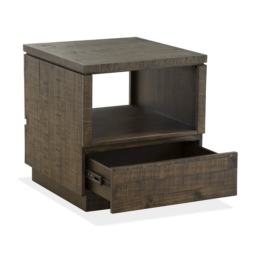 Baisden Tobacco Rectangular End Table. Picture 5