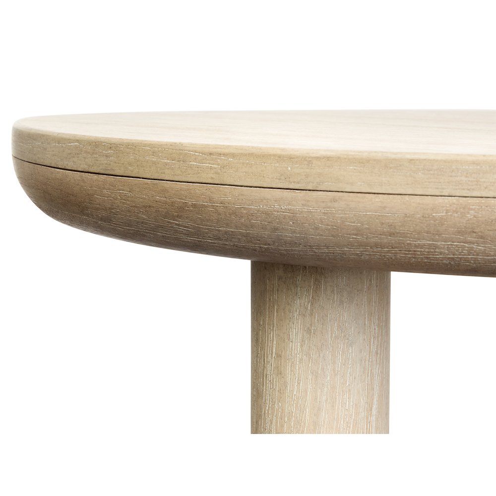 Sunset Cove Sanibel Brown Round End Table. Picture 6