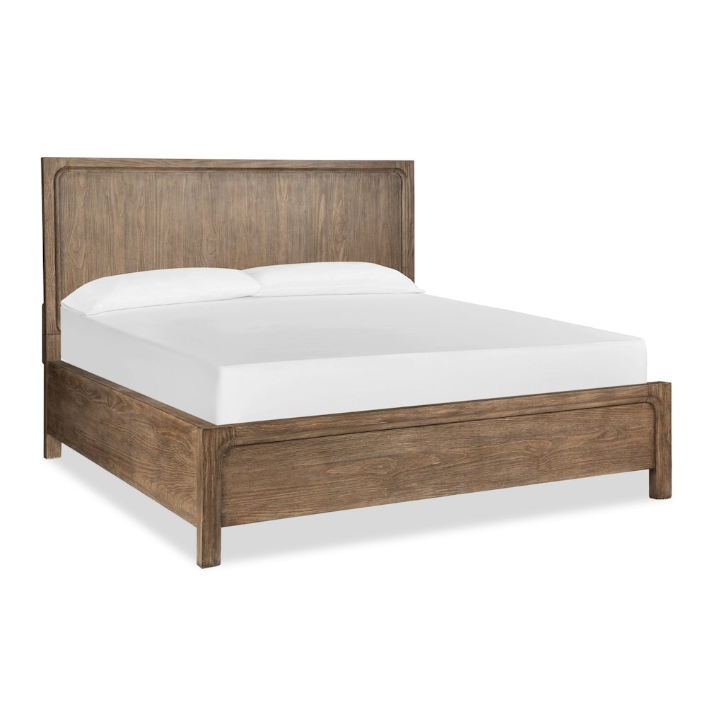 Westbourne Dark Umber King Panel Bed. Picture 1