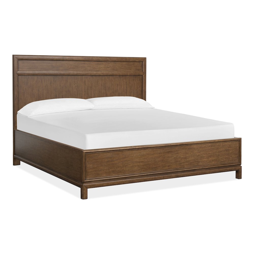 Ridgefield Russet King Panel Bed. Picture 1