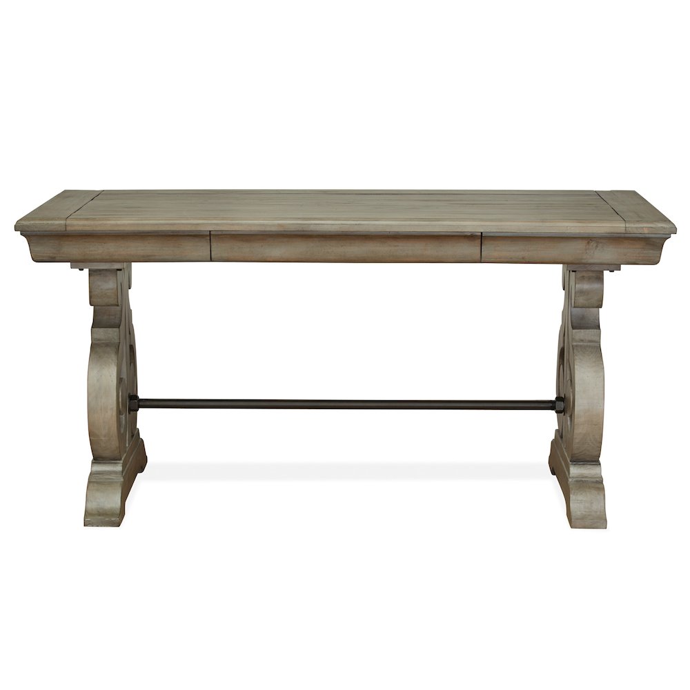 Tinley Park Dove Tail Grey Writing Desk. Picture 2