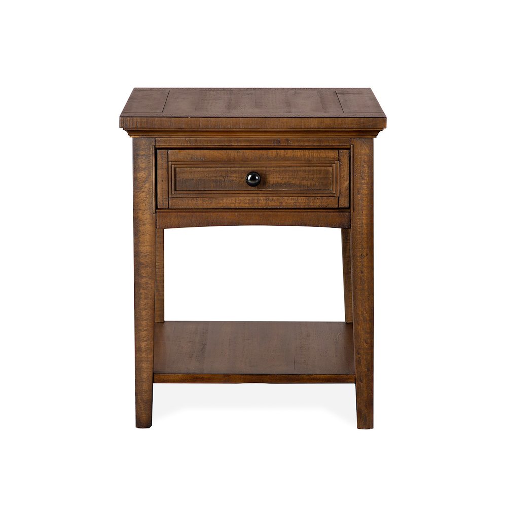 Bay Creek Toasted Nutmeg Rectangular End Table. Picture 2