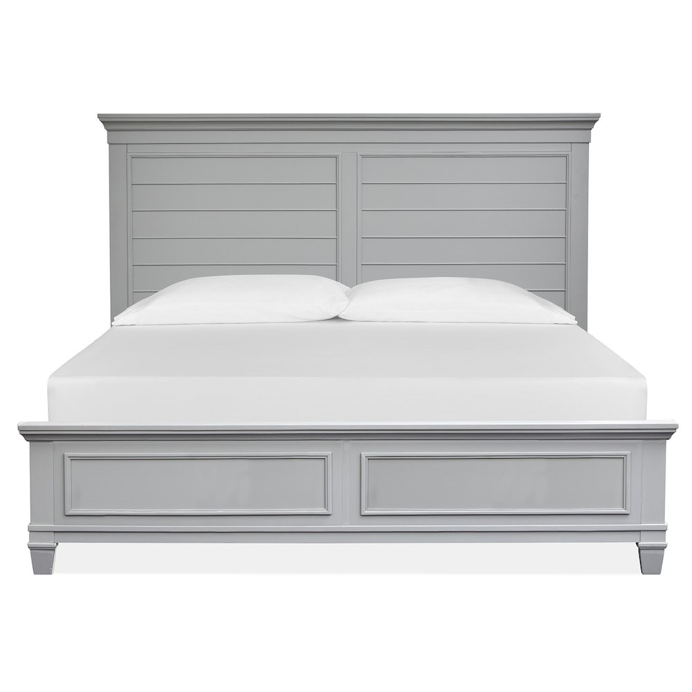 Charleston Harbor Gray Queen Grey Panel Bed. Picture 2
