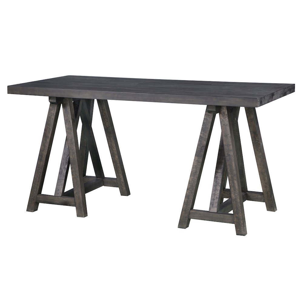 Sutton Place Weathered Charcoal Desk. Picture 1
