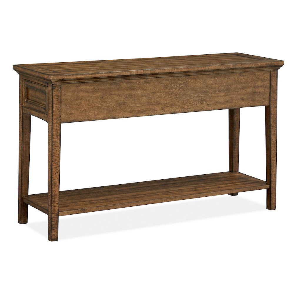 Bay Creek Toasted Nutmeg Rectangular Sofa Table. Picture 4