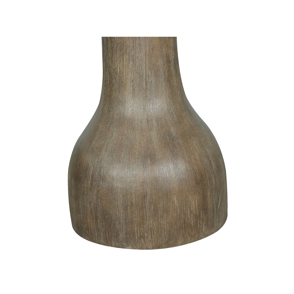 Bosley Lt. Brown Porpoise Round Accent Table. Picture 5