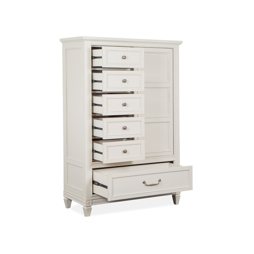 Willowbrook Egg Shell White With Slight Rub Through Door Chest. Picture 4