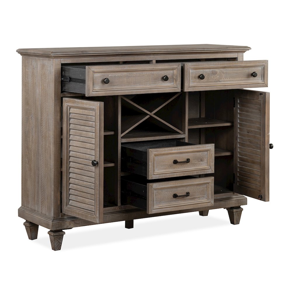 Lancaster Dovetail Grey Server. Picture 4