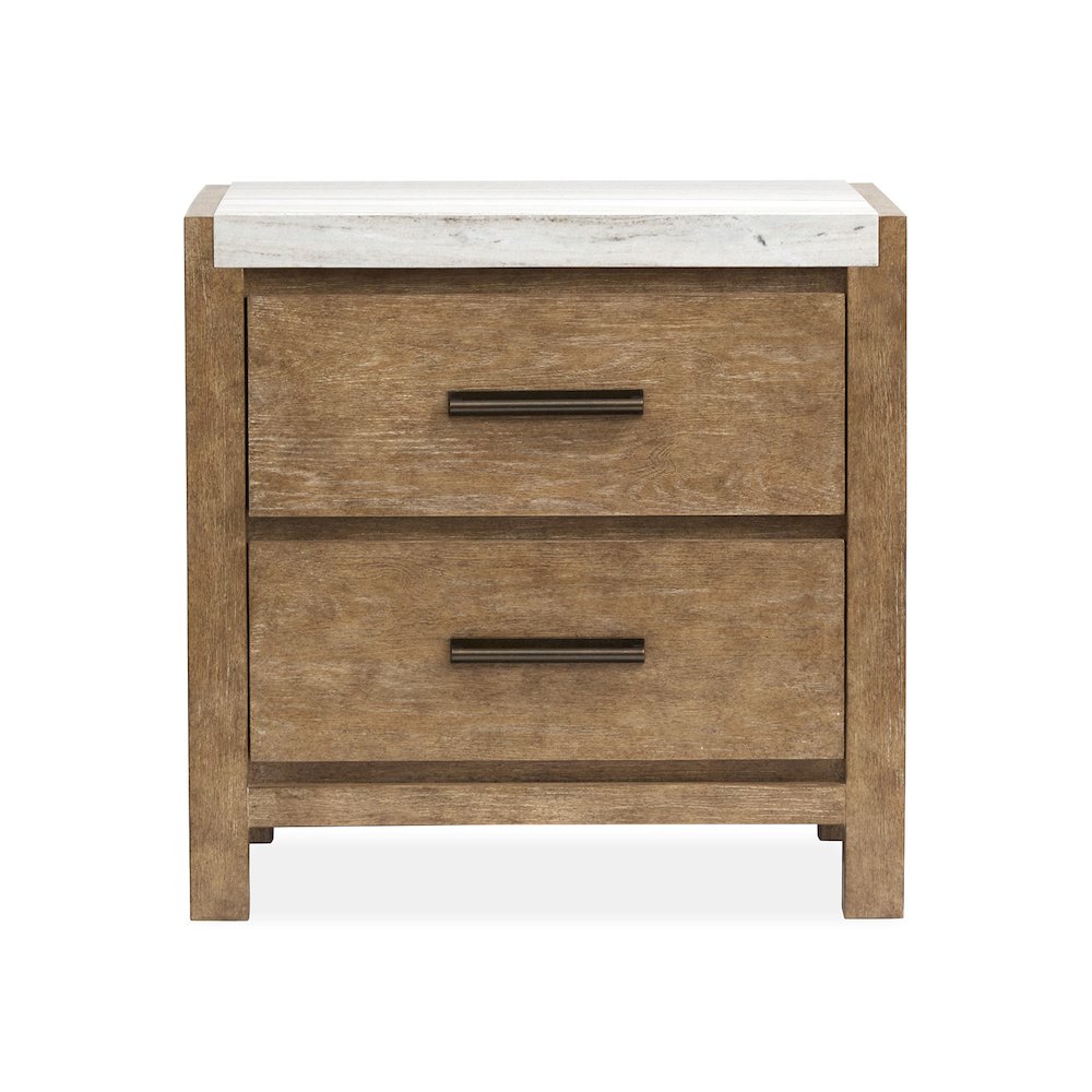Plum Creek Sierra Brown Drawer Nightstand. Picture 2