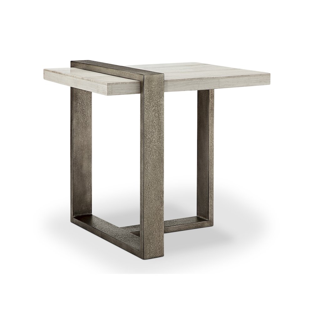 Wiltshire Sea Shell Rectangular End Table. Picture 1