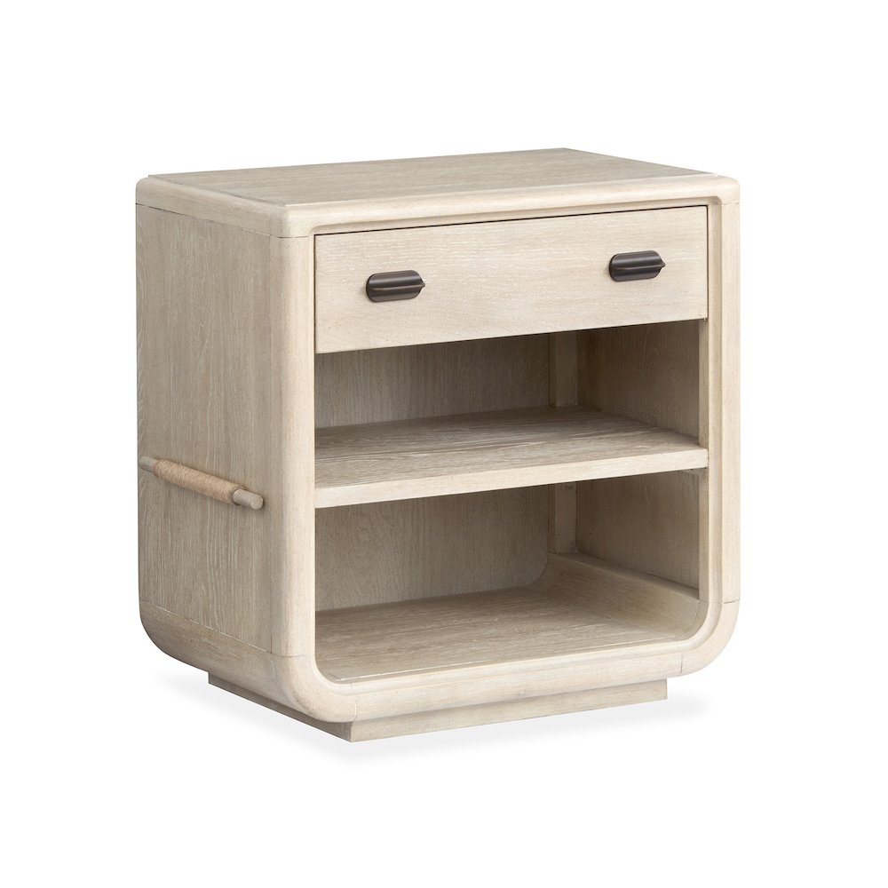 Sunset Cove Sanibel Brown Open Nightstand. Picture 1