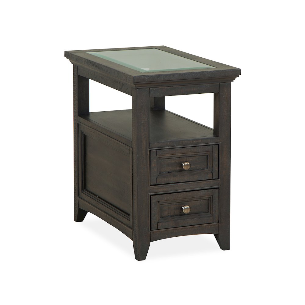 Westley Falls Graphite Chairside End Table. Picture 1