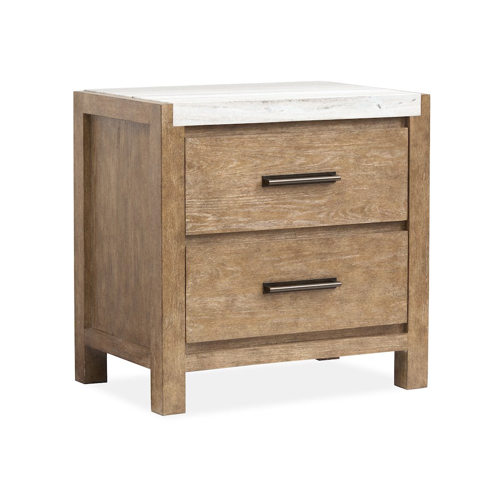 Plum Creek Sierra Brown Drawer Nightstand. Picture 1