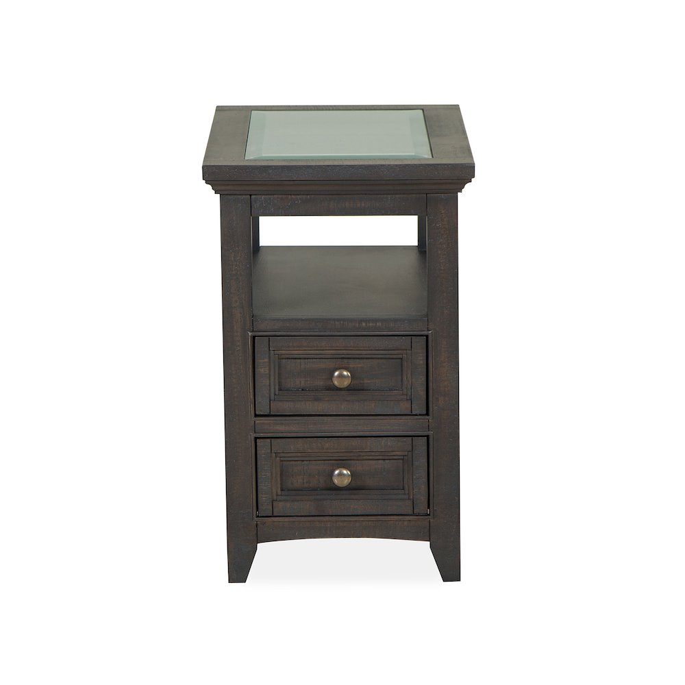 Westley Falls Graphite Chairside End Table. Picture 2