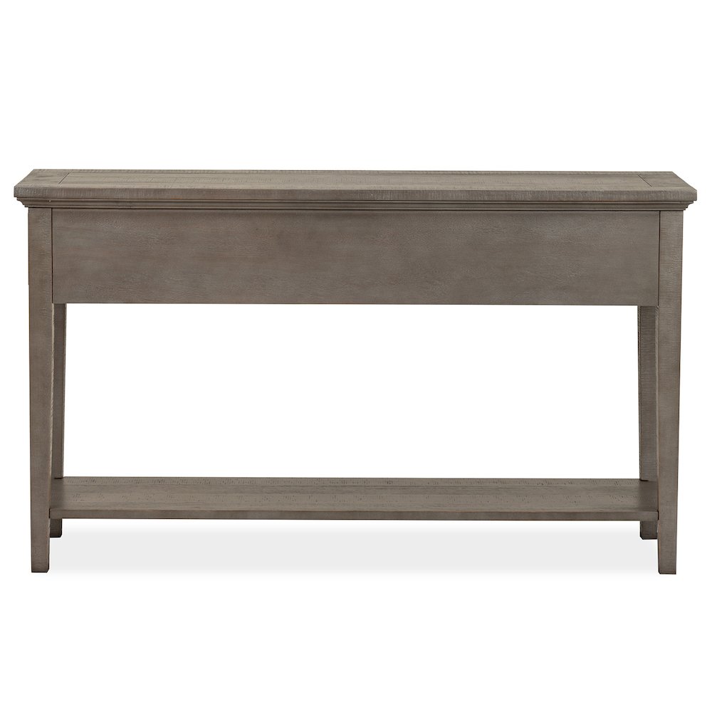 Paxton Place Dovetail Grey Rectangular Sofa Table. Picture 4