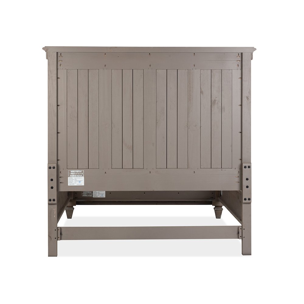 Lancaster Dovetail Grey Queen Panel Bed. Picture 4