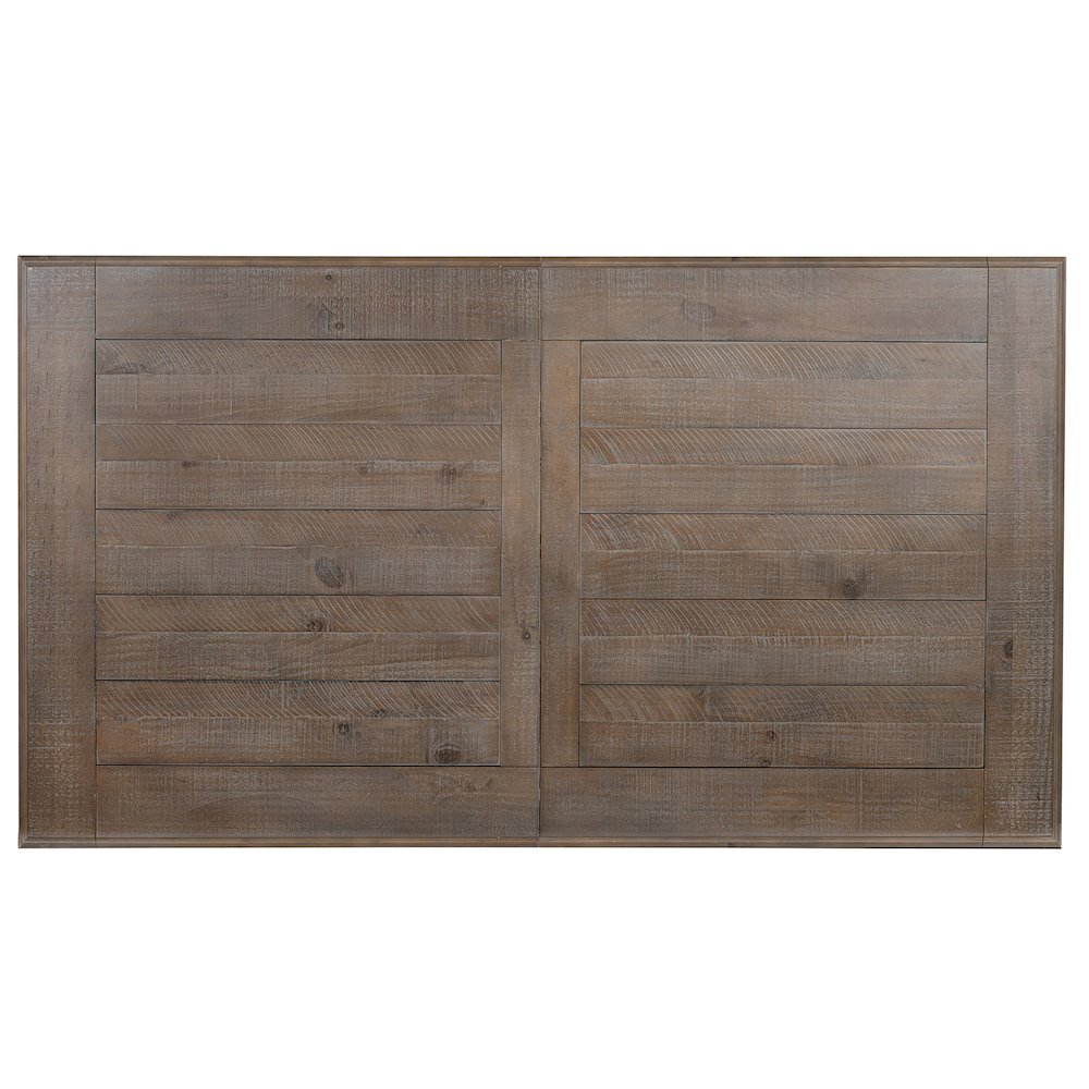 Lancaster Dovetail Grey Extendable Rectangular Dining Table. Picture 7