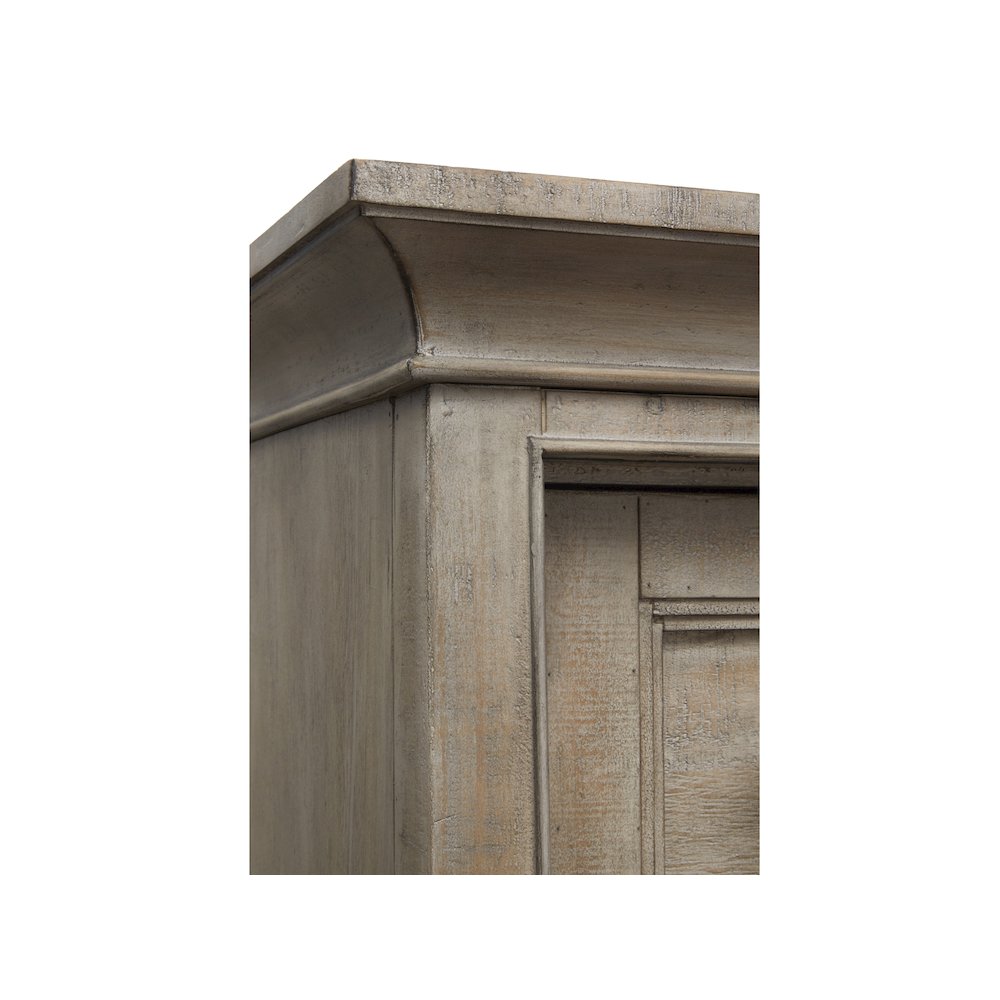 Paxton Place Dovetail Grey Door Chest. Picture 7