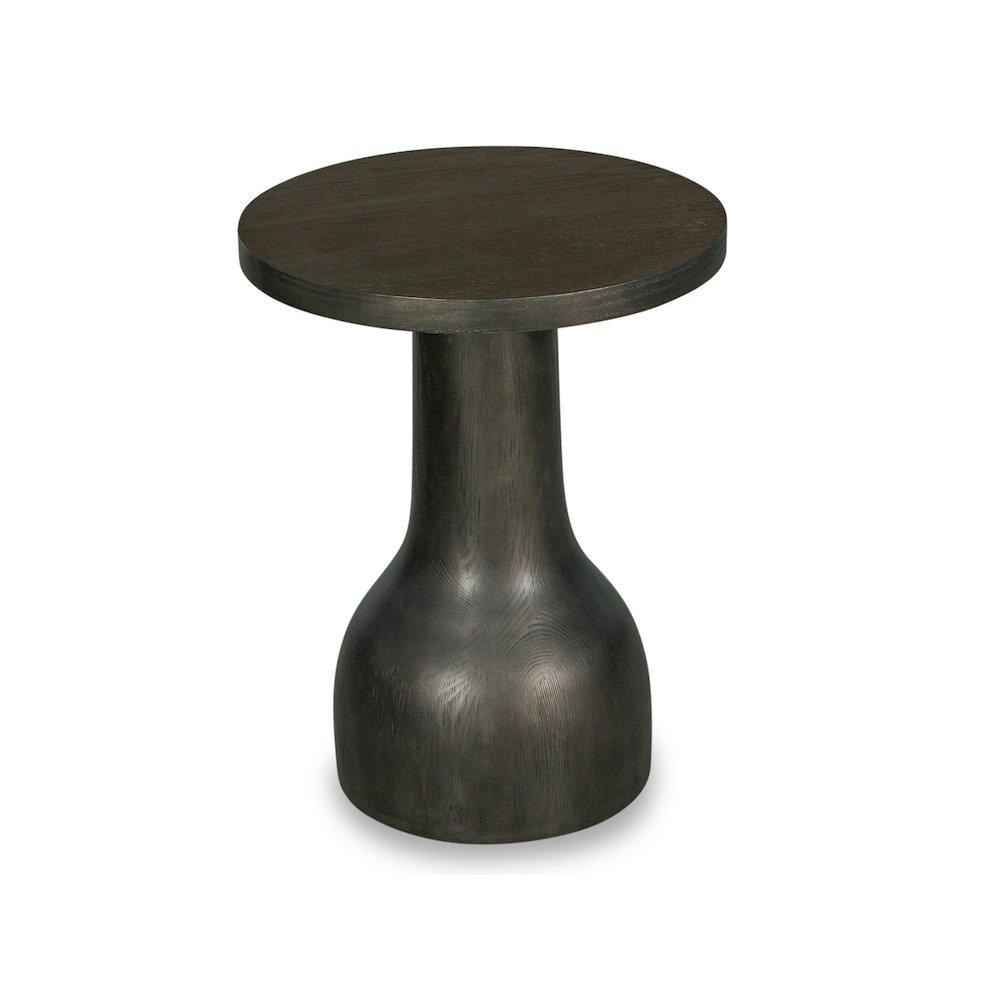 Bosley Coffee Bean Round Accent Table. Picture 2
