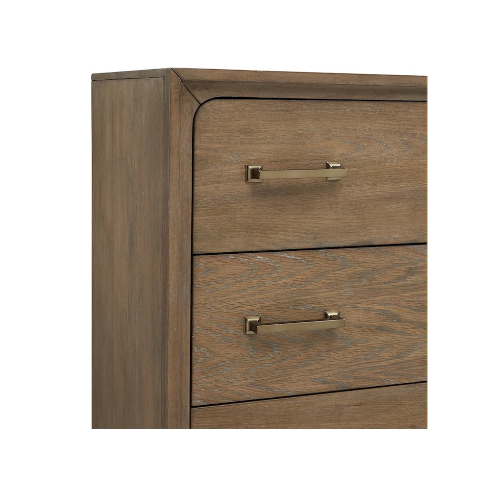 Lindon Belgian Wheat And Coffee Bean Drawer Chest. Picture 6