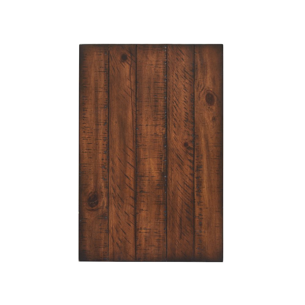Cottage Lane Coffee Rectangular Chairside End Table. Picture 4