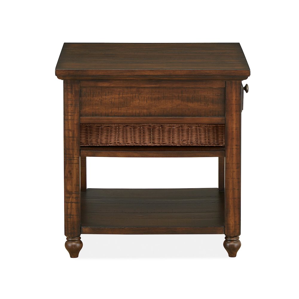 Cottage Lane Coffee Rectangular End Table. Picture 3