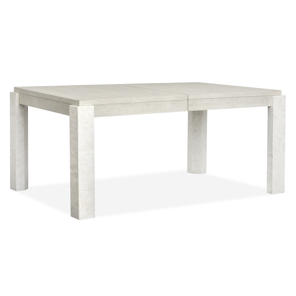 Lorelei Misty Cloud Extendable Rectangular Dining Table. Picture 1