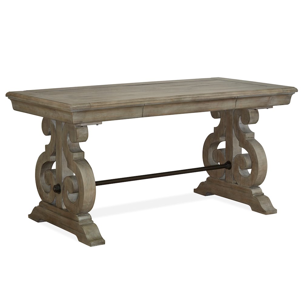 Tinley Park Dove Tail Grey Writing Desk. Picture 1