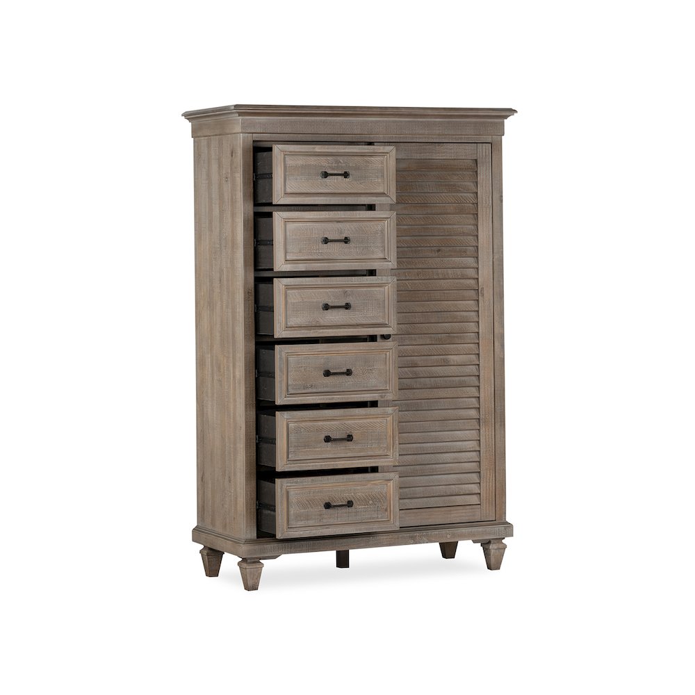 Lancaster Dovetail Grey Gentleman'S Chest. Picture 7