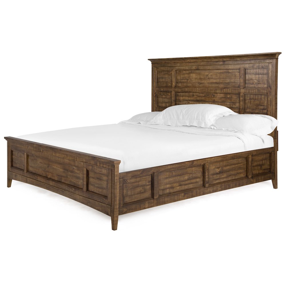 Bay Creek Toasted Nutmeg California King Panel Bed. Picture 1